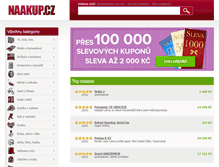 Tablet Screenshot of naakup.cz