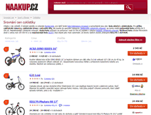 Tablet Screenshot of cyklistika.naakup.cz