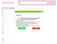 Tablet Screenshot of erotika.naakup.cz